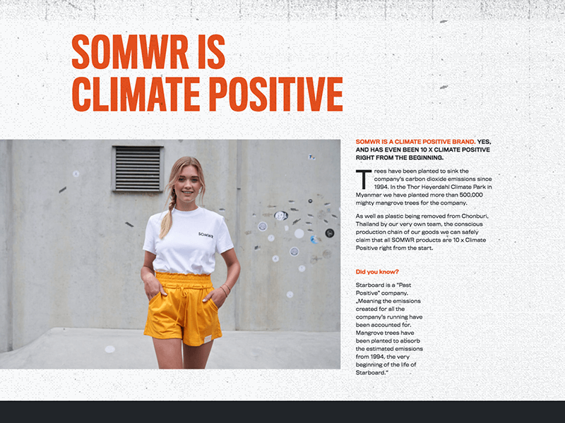 SOMWR Kleider-Marke – SOMWR ist klimapositiv
