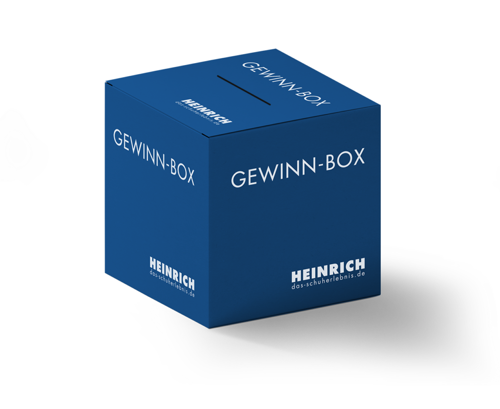 Gewinnbox Schuhgeschäft Kampagne Gewinne Gestaltung Mockup