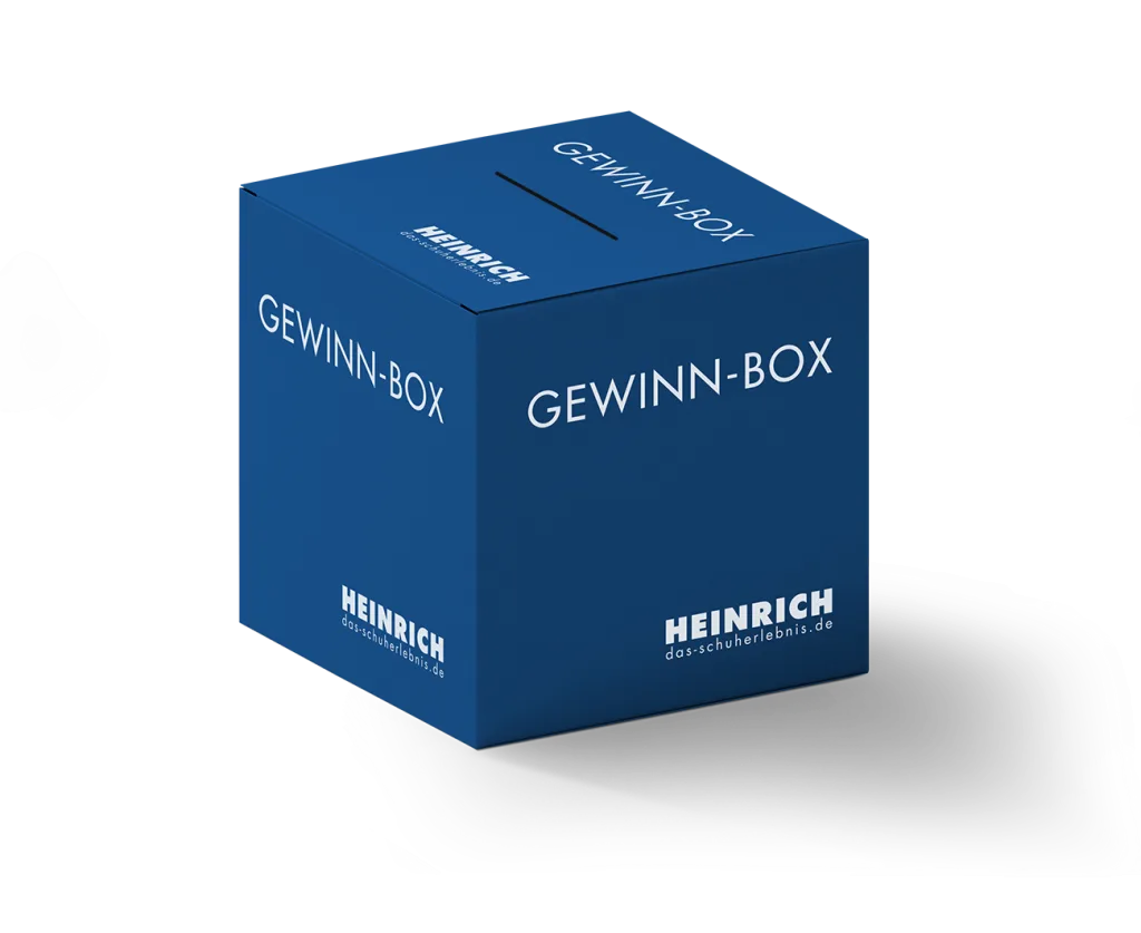 Gewinnbox Schuhgeschäft Kampagne Gewinne Gestaltung Mockup