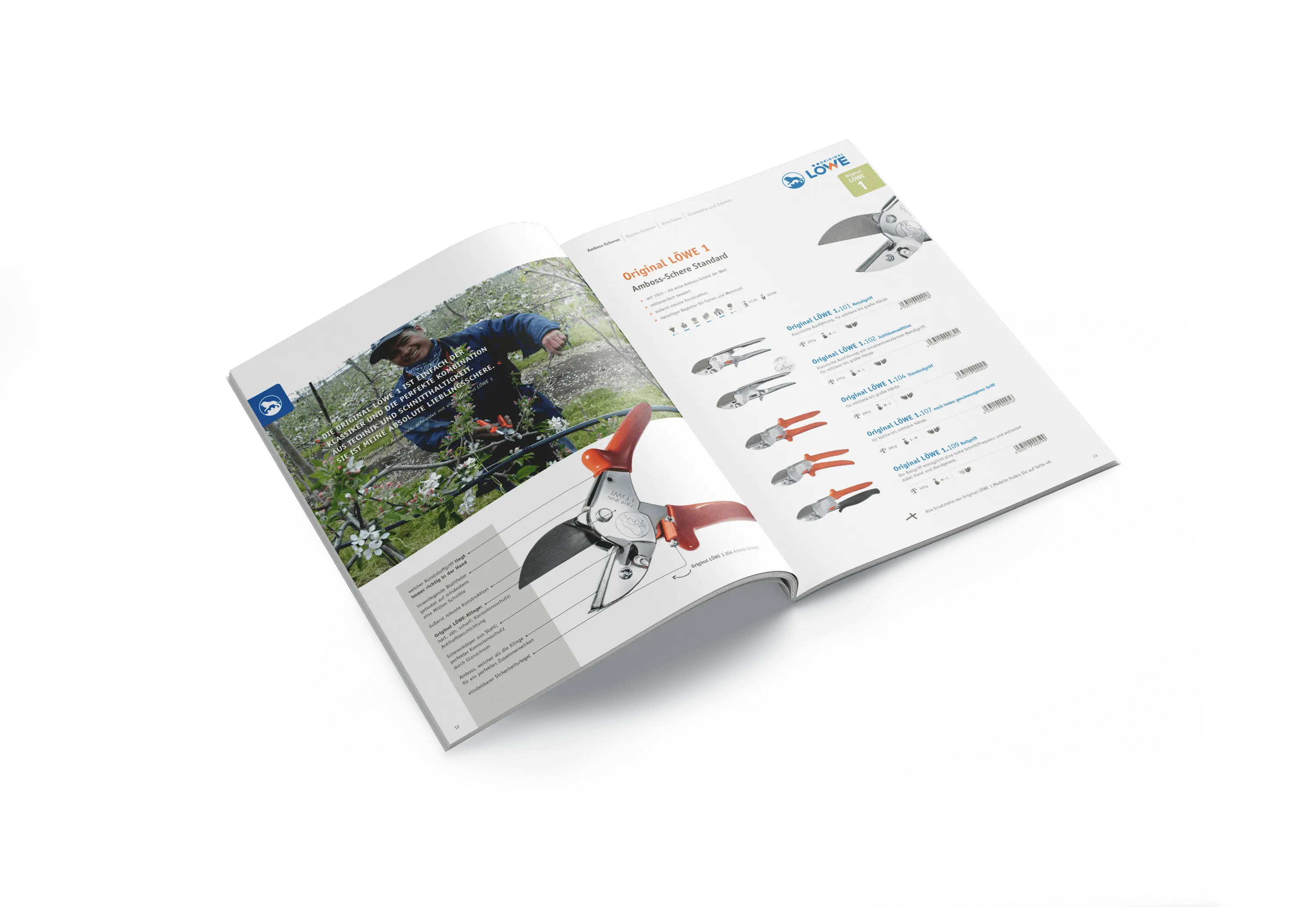 Original LÖWE Katalog Gestaltung Corporate Design Layout Mockup