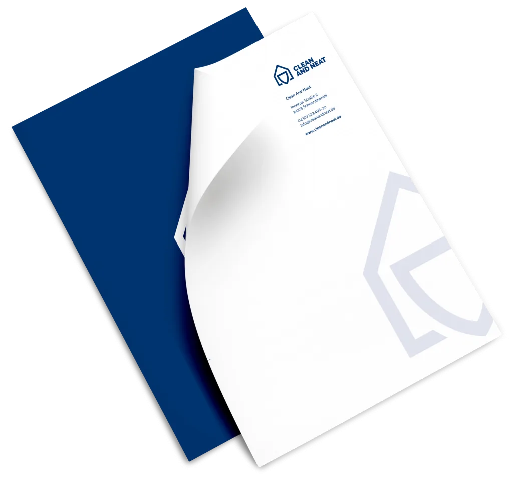 Briefpapier Design