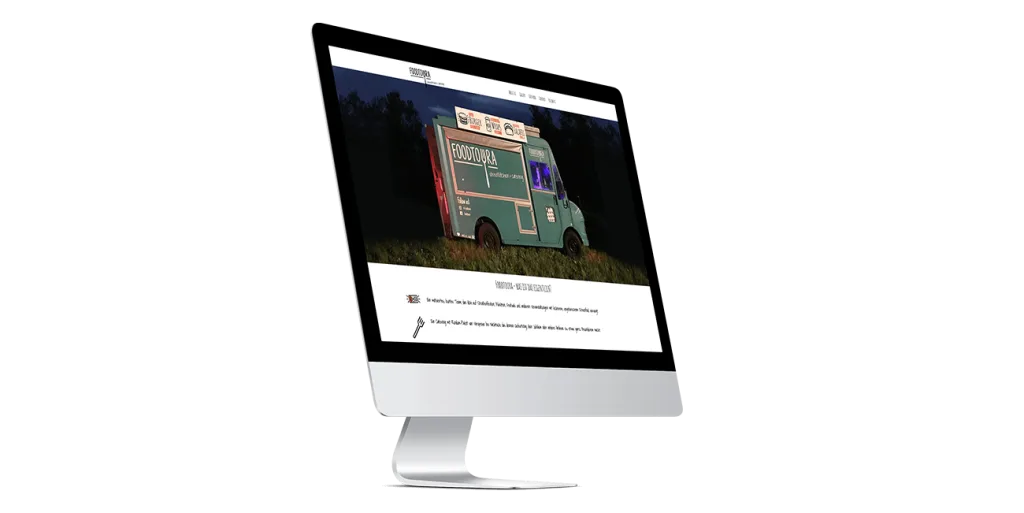 Foodtruck Flensburg Screendesign Webseite