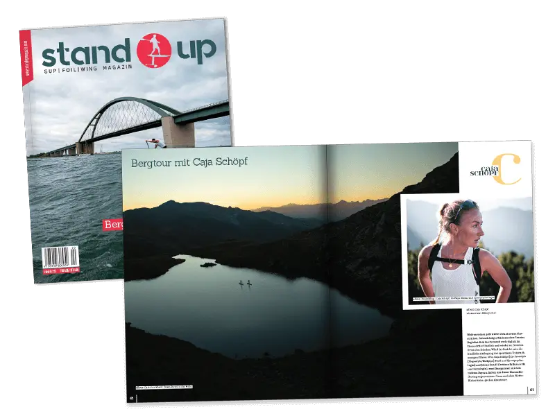 Stand Up Magazin Ausgabe 20 – Ansicht einer Inhaltsseite, redaktioneller Beitrag Caja Schöpf