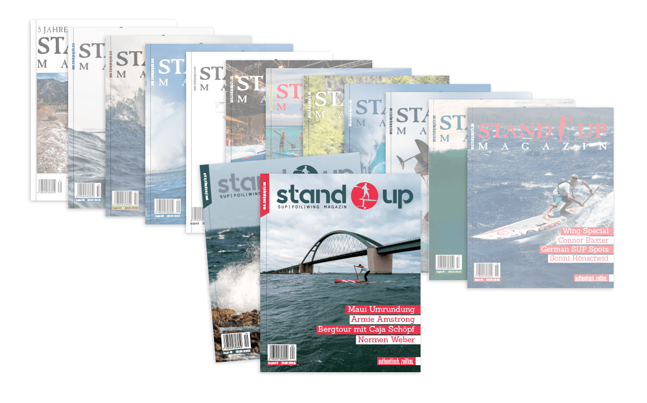 Übersicht aller gestalteten Printausgaben des Stand Up Magazins
